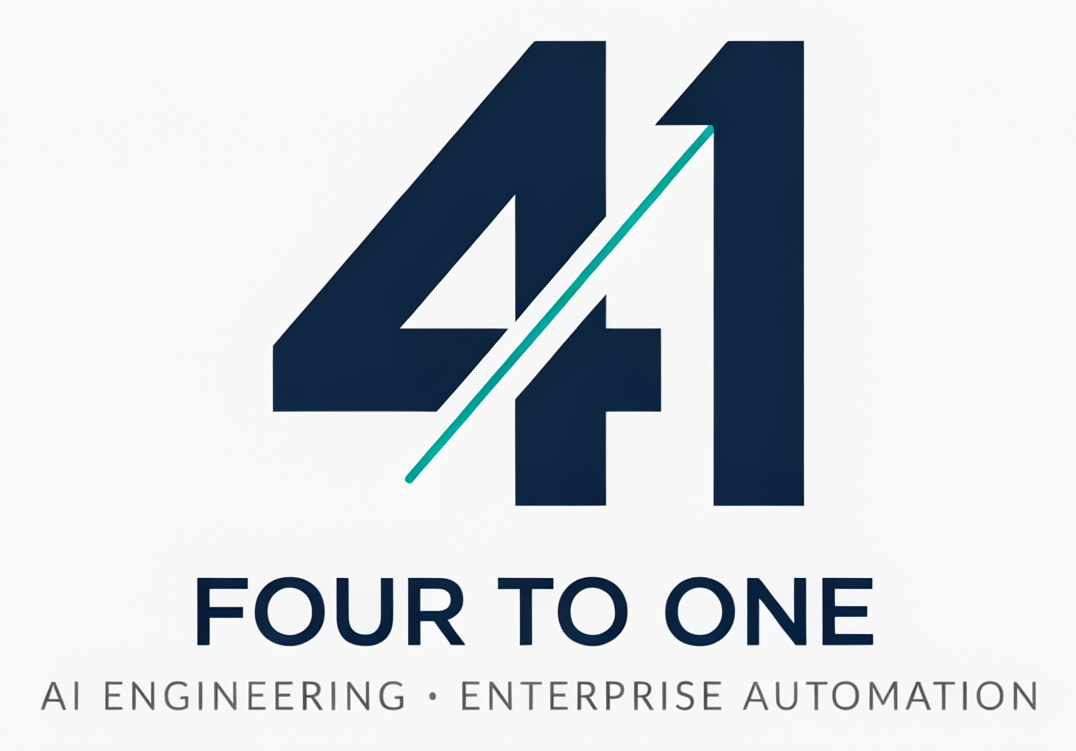 Four to One. AI engineering, enterprise automation.
